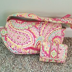 Vera Bradley "Little Betsy" & Wallet Set